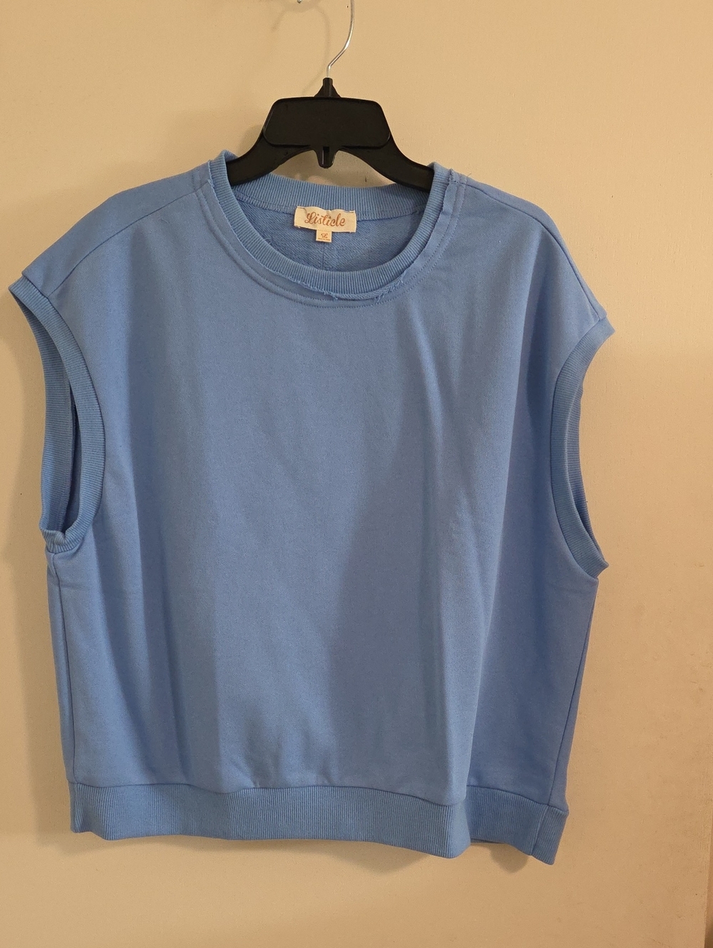 Listicle Light Blue Muscle Tee